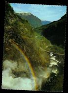 Skjervefoss på veien mellom Voss og Ulvik