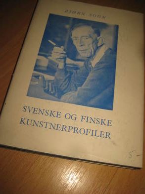 SOGN, BJØRN: SVENSKE OG FINSKE KUNSTNERPROFILER. 1957.