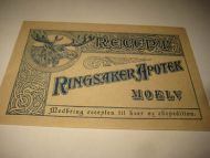 RINGSAKER APOTEK, MOELV. Tidleg 1900