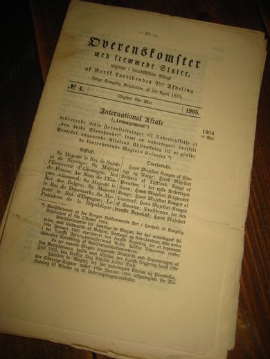 Overenskomster med fremmede Stater: 1905,nr 004, International Aftale vedrørende visse foranstaltninger til Undertrykkels eaf 