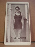 Nils Kapstad, kongepokal som 20 åring i 1927, samlebilde fra 20-30 tallet, låg i tobakseskene på den tid.