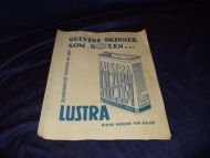 Liten salsbrosjyre for  LUSTRA SELVBONENDE VOKS fra NORCASCO, OSLO   fra mai 1956.