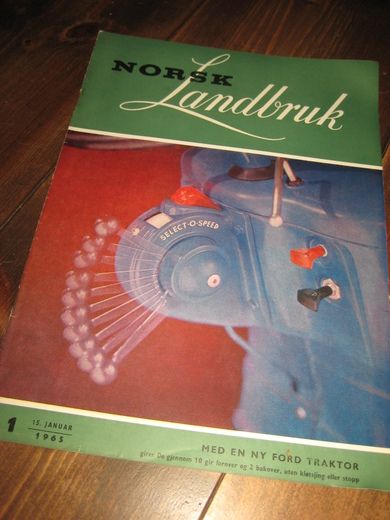 1965,nr 001, Norsk Landbruk. 