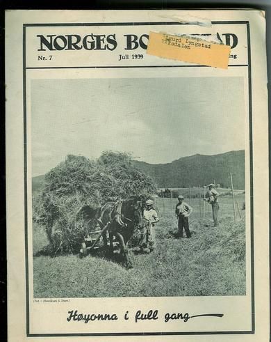 1939,nr 007,                     NORGES BONDEBLAD.