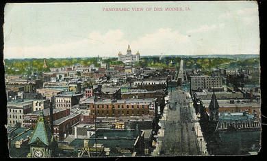 PANORAMIC WIEU OF DES MOINES, IA