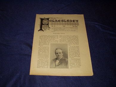 1909,nr 016, Folkebladet