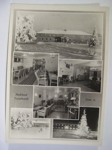 Hadeland Turisthotell, . Gran. Harstad Kunstforlag. 1956.