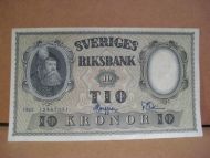 1962, 10 KRONOR, 12867091, strøken seddel