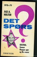 HOLTER, ÅGE: DET SPØRS? 1978