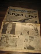 1991,EKSTRA, 17. januar, Sunnmørsposten. Krig. 