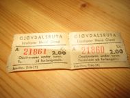 GJØVDALSRUTA, 21861. 70 tallet.