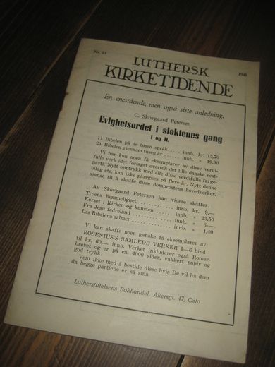 1948,nr 015, LUTHERSK KIRKETIDENDE.