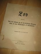 1845, Lov angaaene dem, der bekjende sig til den christelige Religion, uden at være Medlemmer af Statskirken.