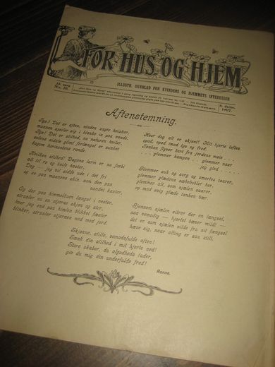 1907,nr 010, FOR HUS OG HJEM.