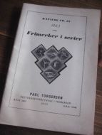 KATALOG NR 23 OVER FRIMERKER I SERIER, 1953. PAUL TORGERSEN, OSLO. 