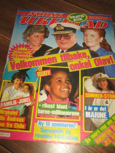 1988,nr 018, NORSK UKEBLAD. DIANA - OLAV- 