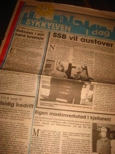 1991,JANUAR, Sykkylven i dag. 