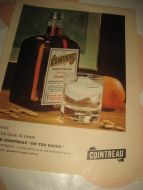 Reklameark fra 1962, ca 22*35 cm stort. COINTREAU.