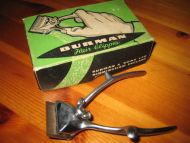 Eske med innhold, BURMAN Hair Clipper, 50-60 tallet,.