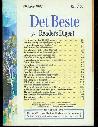 1964,nr 010, Det Beste fra Reader's Digest.