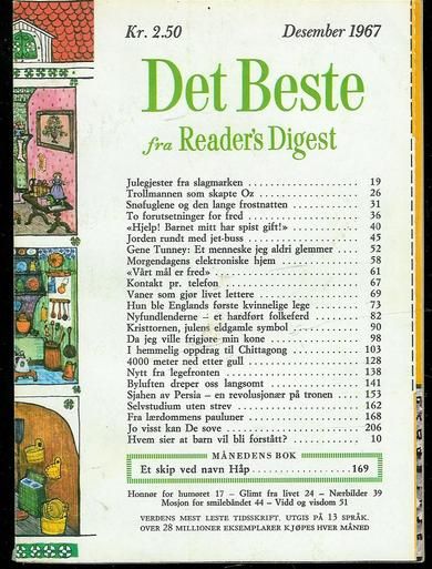 1967,nr 012, Det Beste fra Reader's Digest.