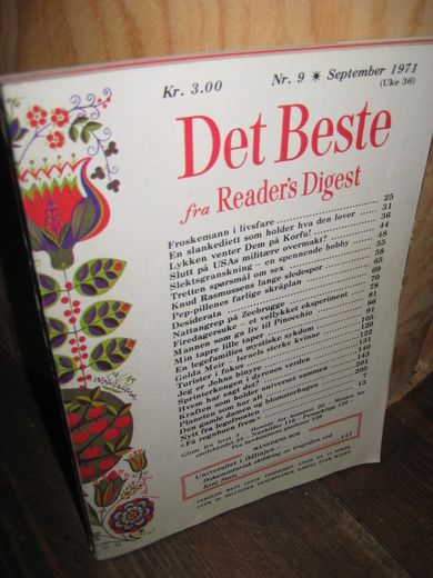 1971,nr 009, Det Beste fra Readers Digest.