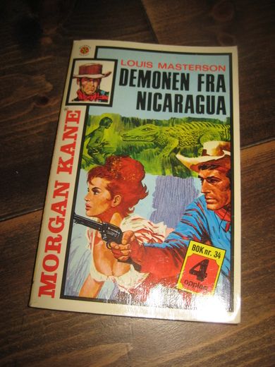 MASTERSON, LOUIS: DEMONEN FRA NICARAGUA. Bok nr 34, 4. OPPLAG, 1980.