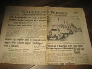 1945,nr 154, HAUGESUNDS AVIS. 3. årgang.