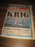 1991, EKSTRA, 17. JANUAR, VG. Krig. 