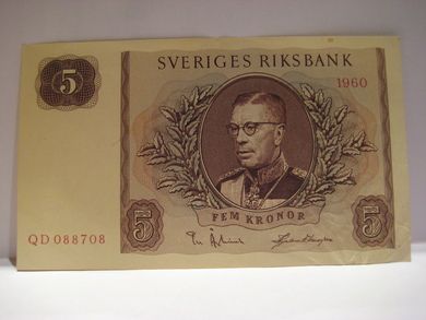 1960, 5 KRONOR, QD088708