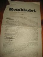 1894, august, Retsbladet.