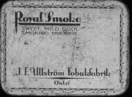 Royal Smoke fra J. F. Ullstrøm Tobaksfabrik, Oslo