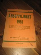 ÅRSOPPGJØRET 1951. 