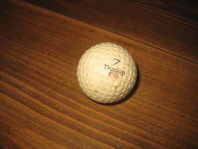 Golfball DUNLOP 7, 1965??. 