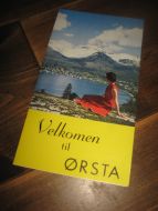 Velkommen til Ørsta. Presentasjonsfoler på 4 sider fra 1958.