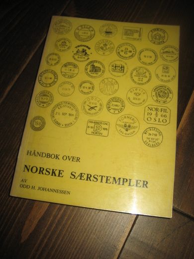 JOHANNESSEN: HÅNDBOK OVER NORSKE SÆRSTEMPLER. 1985.