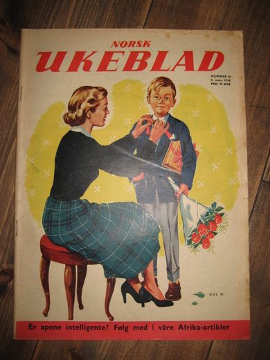 1958,nr 010,                        NORSK UKEBLAD.