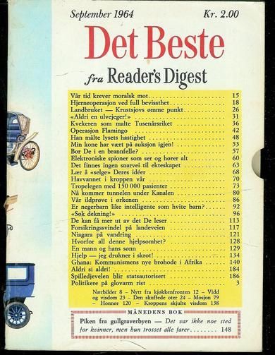 1964,nr 009, Det Beste fra Reader's Digest.