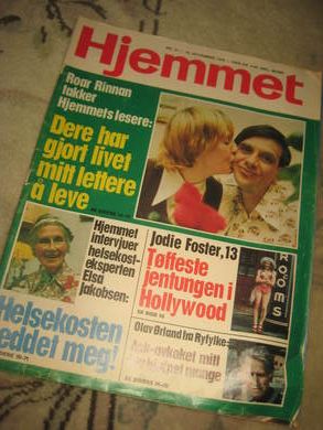 1976,nr 047, HJEMMET. JODIE FOSTER - OLAV ØVERLAND. HELSEKOST.