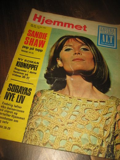 1967,nr 028, Hjemmet. SANDIE SHAW.