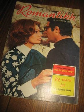 1971,nr 044, Romantikk. SOPHIA LOREN - MARCELLO MASTROIANNI. 