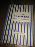 Dale: NORSKLÆRE. Bokmål med nynorsktillegg. 1967.