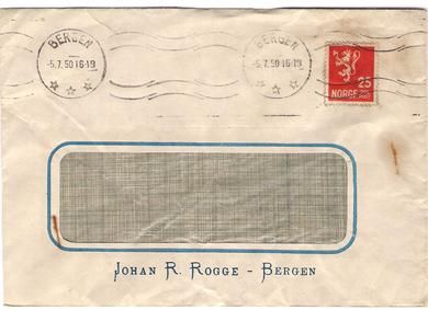 Johan R. Rogge, 5.7.50.