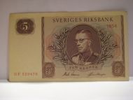 1954, 5 KRONOR, DF329476