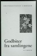 1969,nr 036, UNIVERSITETET I BERGEN-  GODBITER FRA SAMLINGANE.