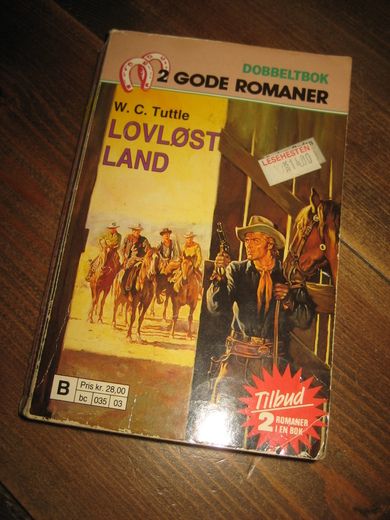 LOVLØST LAND / SPORET TIL EVIGHETEN. Bok nr 57, 