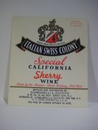 Spesial CALIFORNIA Sherry WINE.