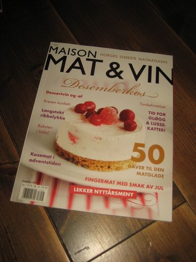 2011, desember, MAISON MAT & VIN. 