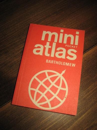 BARTHOLOMENS mini atlas. 1984. 