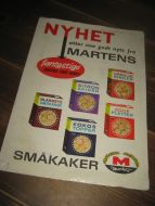 Reklamefolder fra Martens, Bergen. 4 sider. 1963.